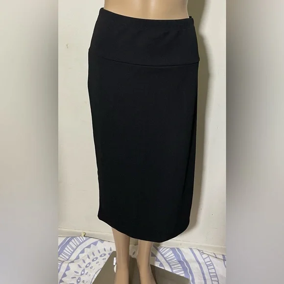 Sz 3XL SHEIN curvy Firerie Plus High Waist Pencil Skirt  black - Picture 3 of 10